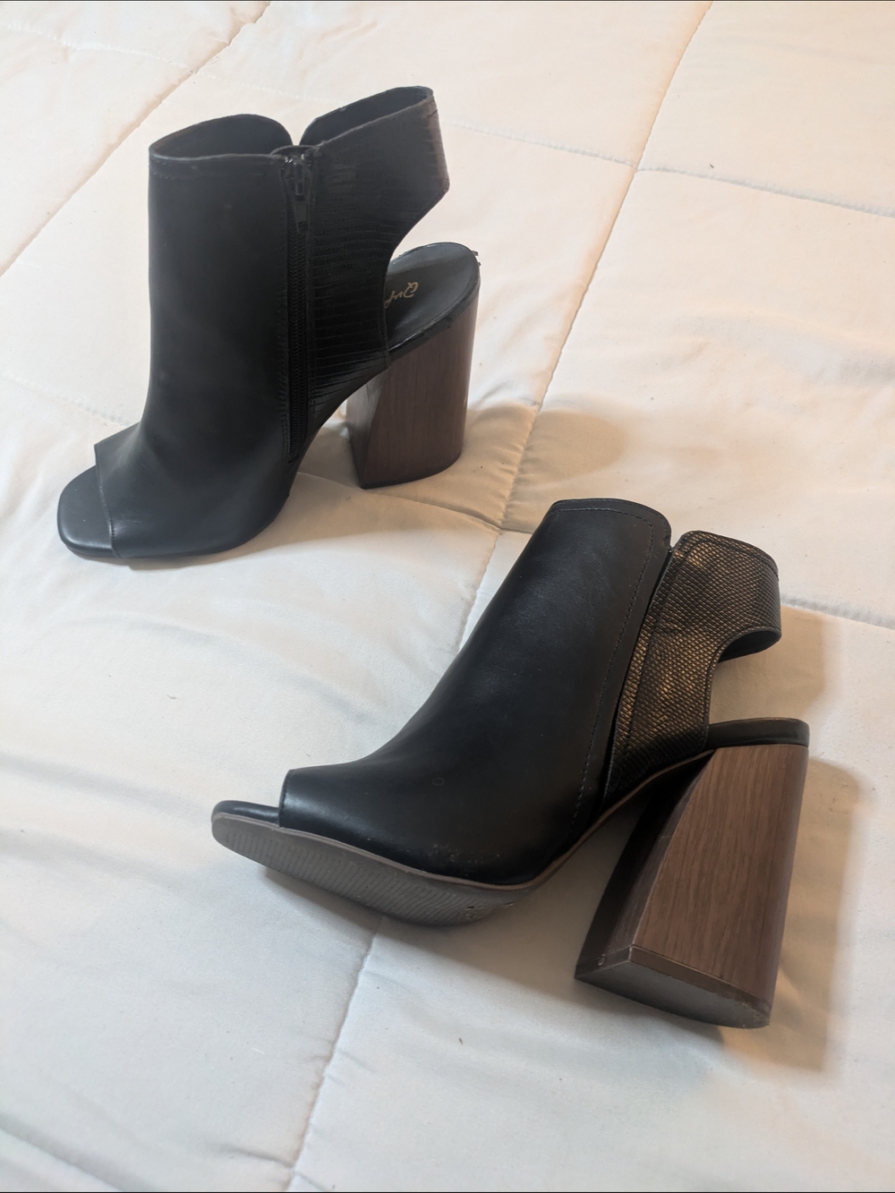 Chunky Block Heel Ankle Boot